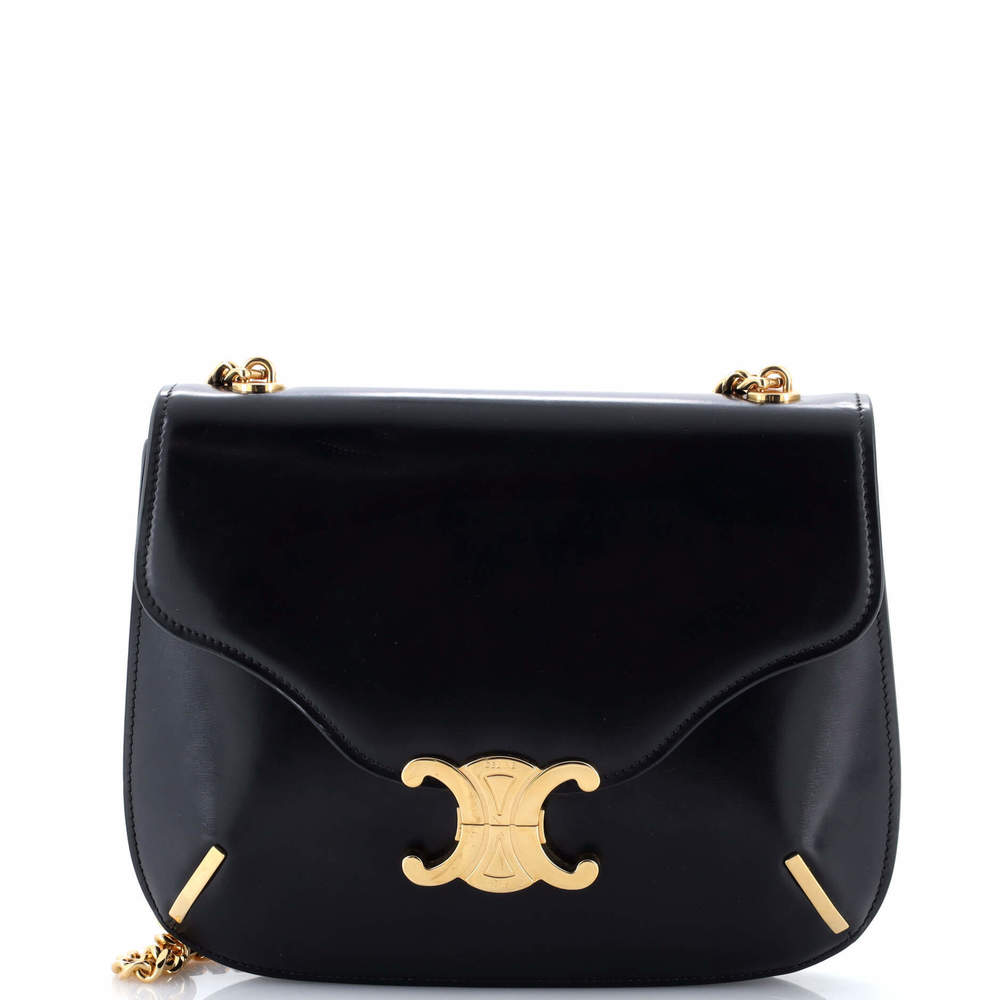 Celine Small Besace Triomphe Shoulder Bag Smooth Calfskin